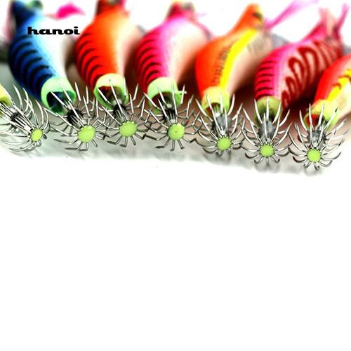 Mồi tôm giả câu cá có móc thiết kế tiện dụng