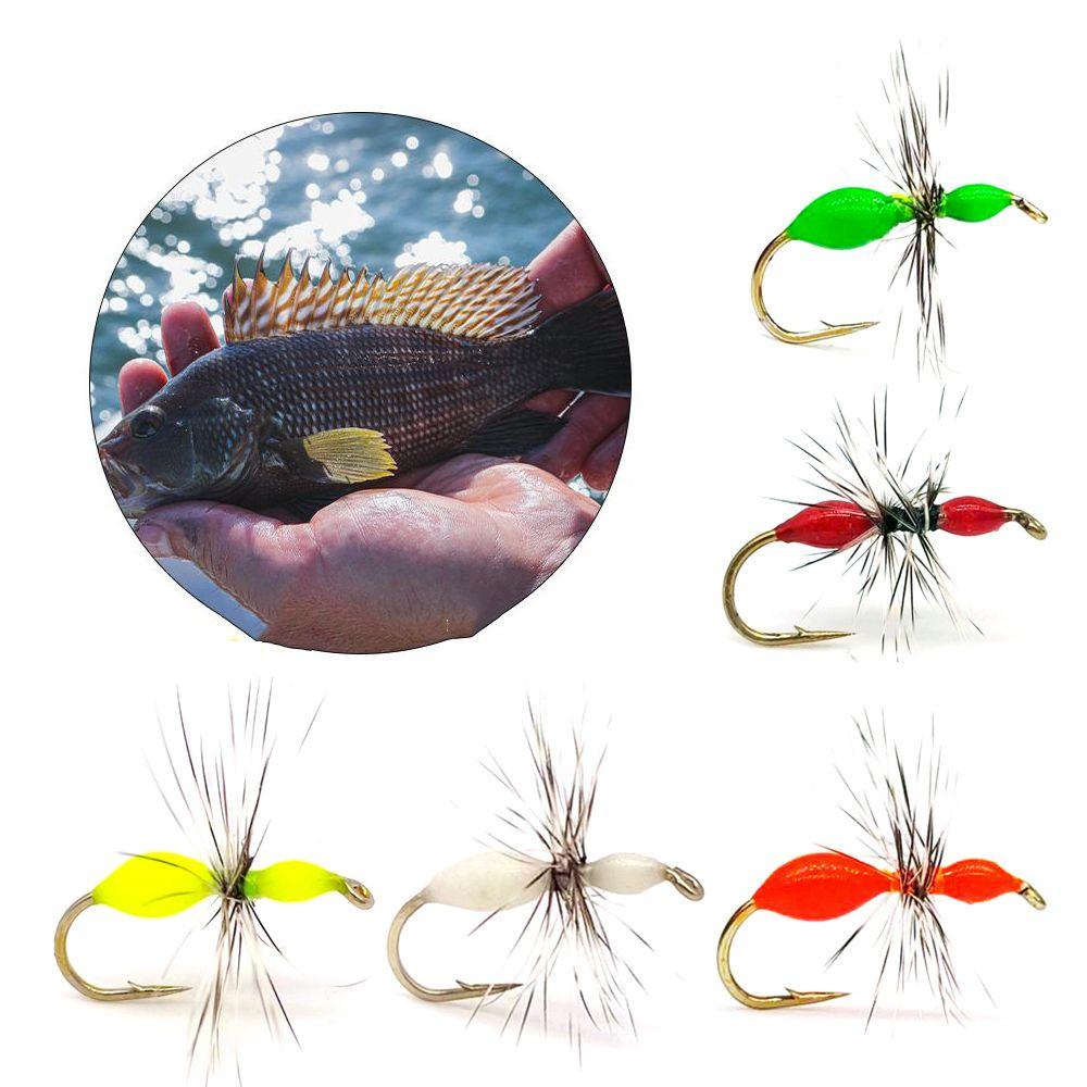 YOLA Set 5 Mồi Câu Cá Giả Côn Trùng Tiện Lợi