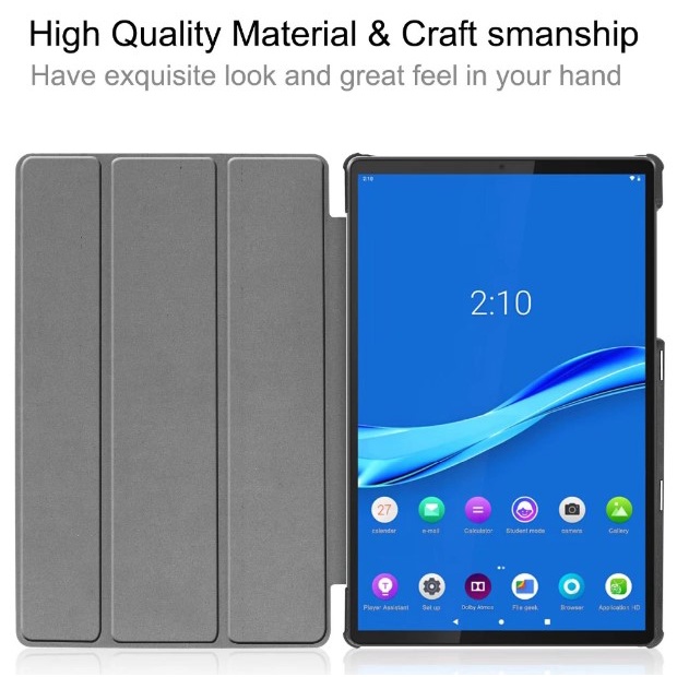 Bao da Lenovo Tab M10 FHD Plus TB-X606 | Gập dựng được | Tặng kèm bút