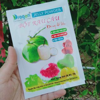 BỘT RAU CÂU DẺO DRAGON GÓI 10gr