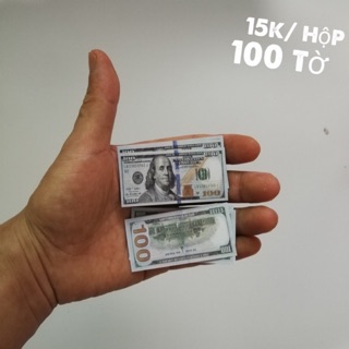 Tiền đô trang trí bánh 4x6 (100 tờ)