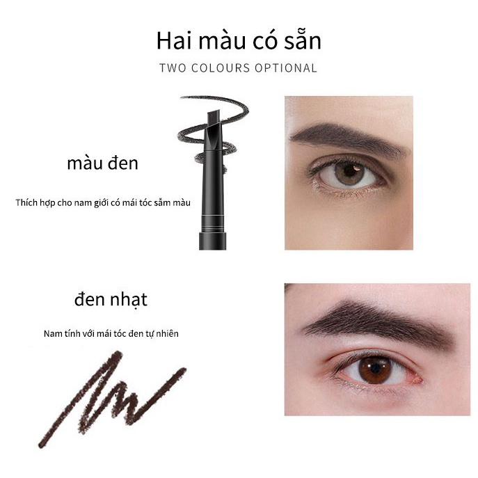 Chì kẻ lông mày bền màu không thấm nước với-M-MB