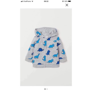 Áo nỉ da cá HM KIDS authentic