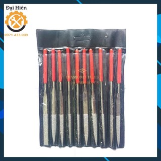 Bộ 10 dũa hợp kim cao cấp (4"x160mm)