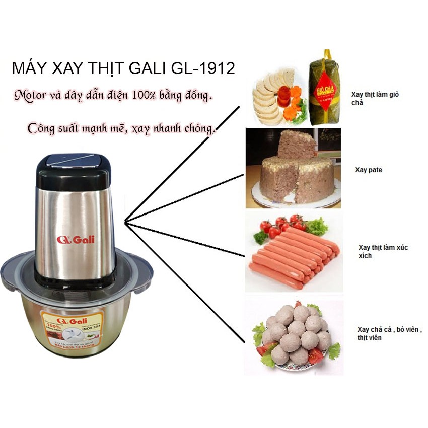 Máy xay thịt GALI GL-1912