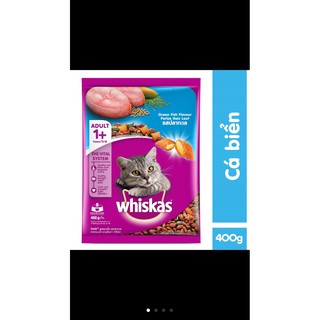 Thức ăn mèo whiskas gói 400gr