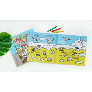 SÁCH - Tô màu khám phá thế giới ( nhiều chủ đề )