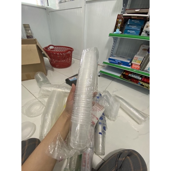 50 ly Rau Câu🖤🖤🖤 140ml Kèm Nắp, Ly Take Away, Cốc dùng để đựng cháo, nước mía,....rất tiện lợi và hợp vệ sinh.