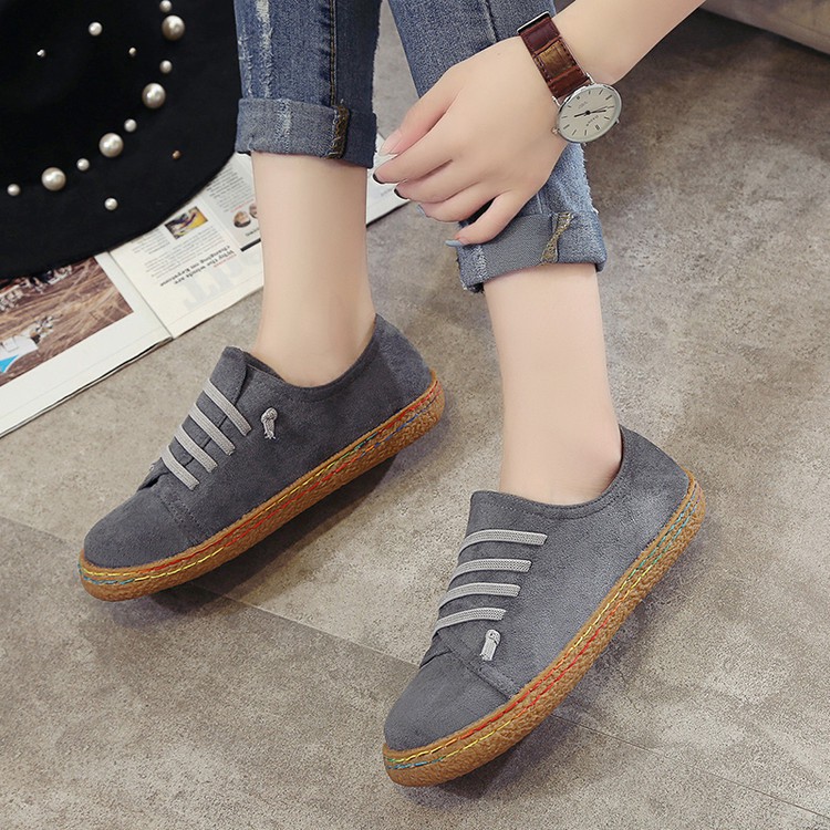 Giày thể thao nữ đế bằng giá rẻ giày sneaker nữ nhiều màu slipon ulzzang cao cấp hot trend AZUKA - E6