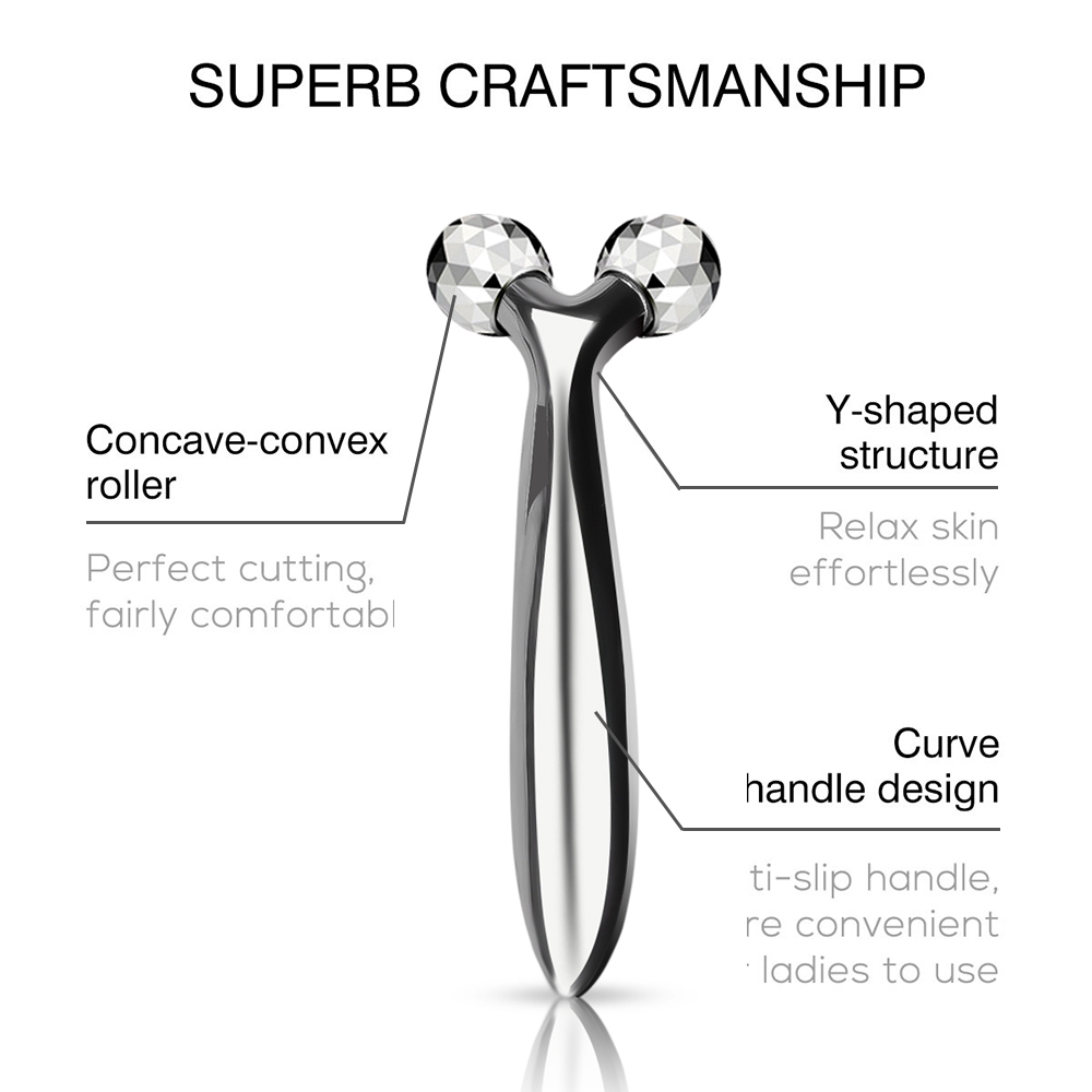 Cây lăn mát xa nâng cơ thon gọn mặt 3D hình chữ Y