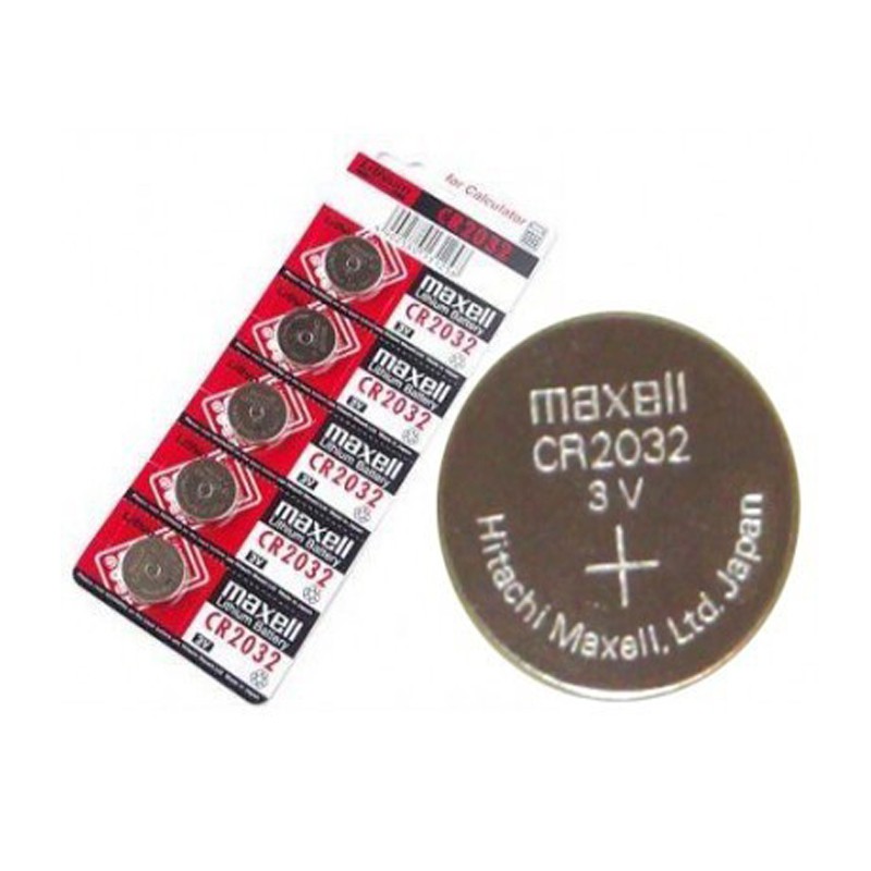 Vĩ 5 viên Pin Cmos CR2032 Maxell 3V Loại Tốt