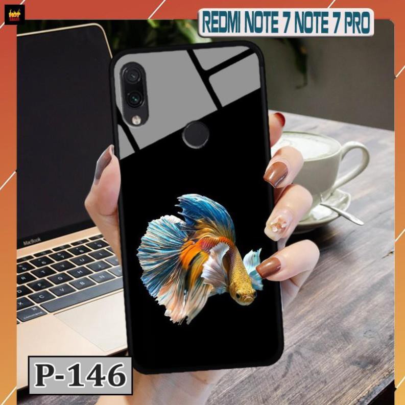 Ốp Xiaomi Redmi Note 7/ Note 7pro - lưng kính in hình 3D cute