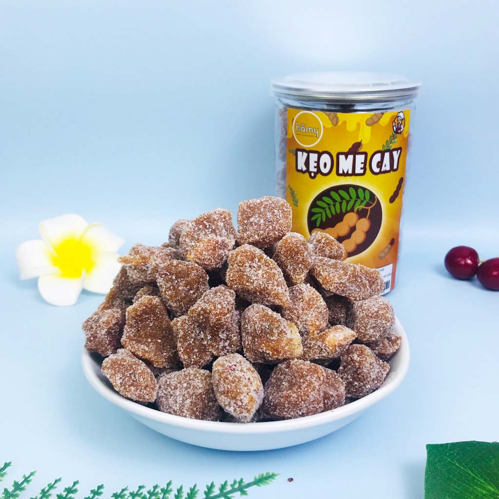 Me Lào lắc đường muối ớt hũ 500g đồ ăn vặt Hà My