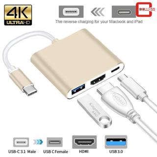 Thiết bị chuyển đổi usb type c hub hdmi 4k usb-c cổng sạc 3.1