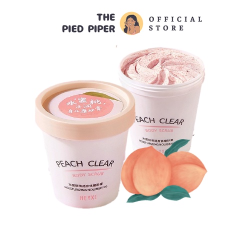 Tẩy Da Chết Body Heyxi Hương Đào Peach Clear Body Scrub (200gr)