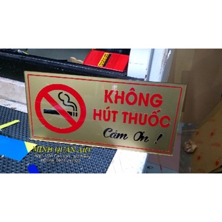 Bảng no smoking không hut thuốc