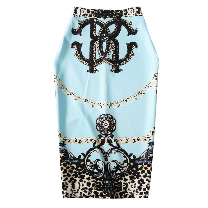 Chân Váy Bút Chì Lưng Cao In Họa Tiết Hoa Thời Trang Cho Nữ