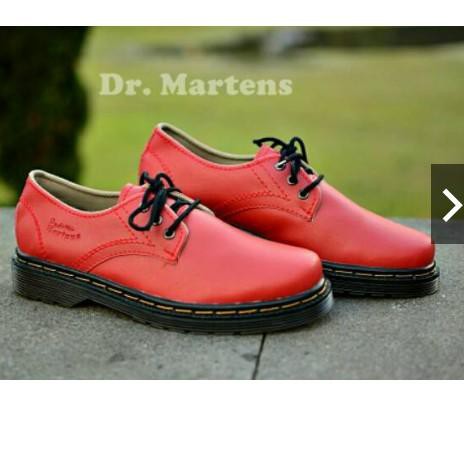Giày Bốt Dr. Martens Cổ Thấp Màu Đen / Nâu Thời Trang Cho Nam Sxi-346