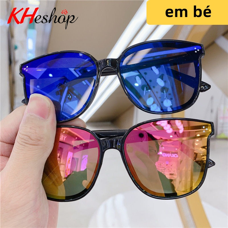 Kính mát tráng gương cho bé chống tia UV400, kính thời trang cho bé gái và bé trai mã Y1533