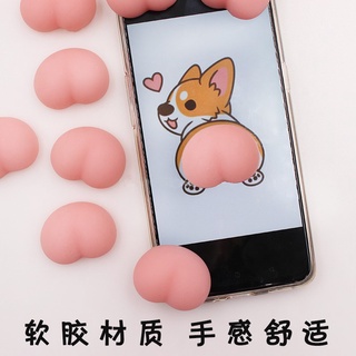 Đồ chơi nắn bóp squishy kiêu dáng trái đào hồng 3D giúp giảm stress