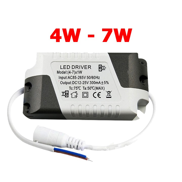 LED driver / nguồn LED có vỏ cho đèn LED