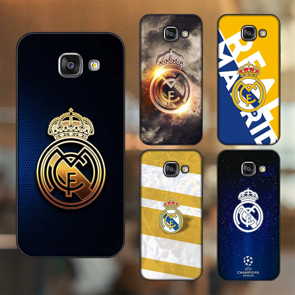 Ốp lưng Samsung A3 2016, A5 2016, A7 2016 viền đen in hình Real Madrid