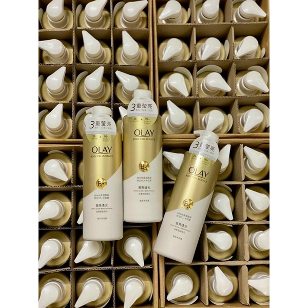 SỮA TẮM TRẮNG DA OLAY B3 + VITAMIN C 500ml BẢN TRUNG