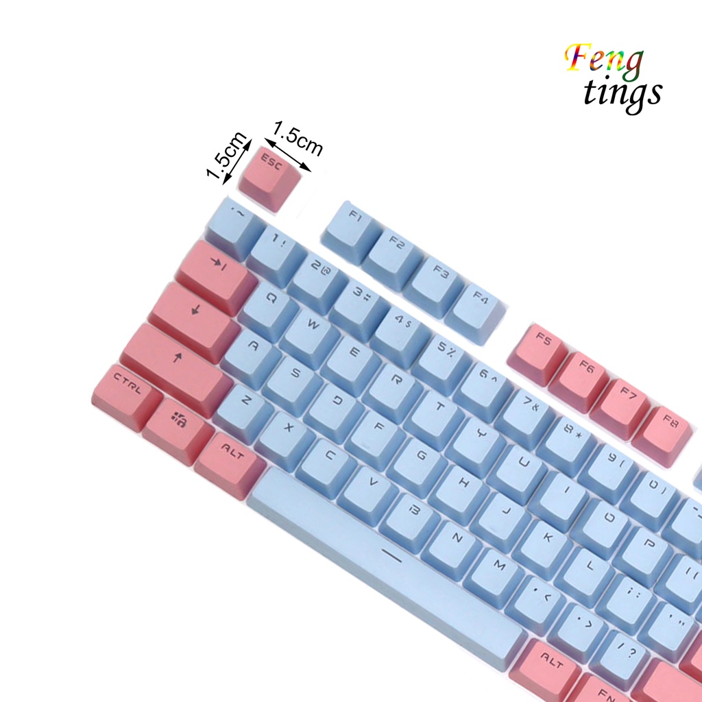 Nút Bàn Phím Cơ Pbt Màu Sắc Tương Phản Thay Thế Cho Pc 87 Phím
