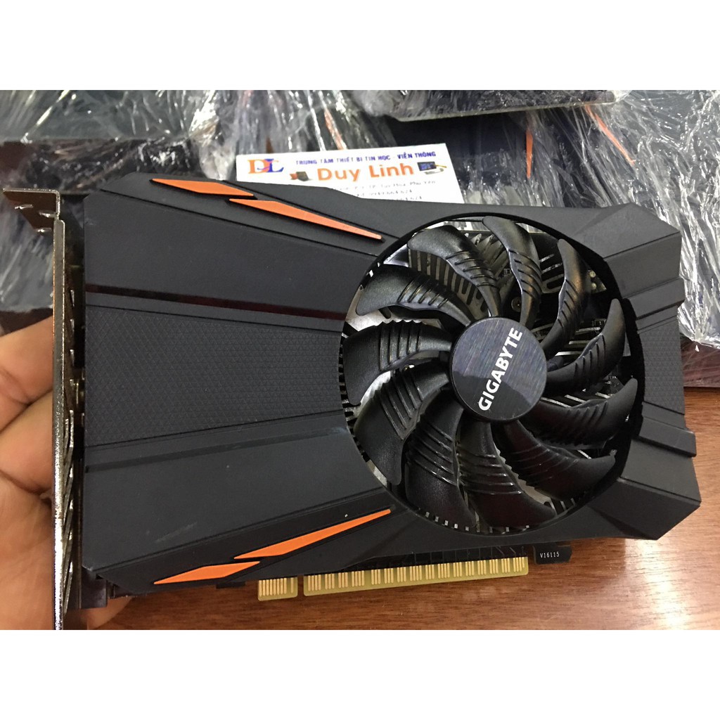 Vga Gigabyte GTX 1050ti 4G OC 2 fan,1 fan 95