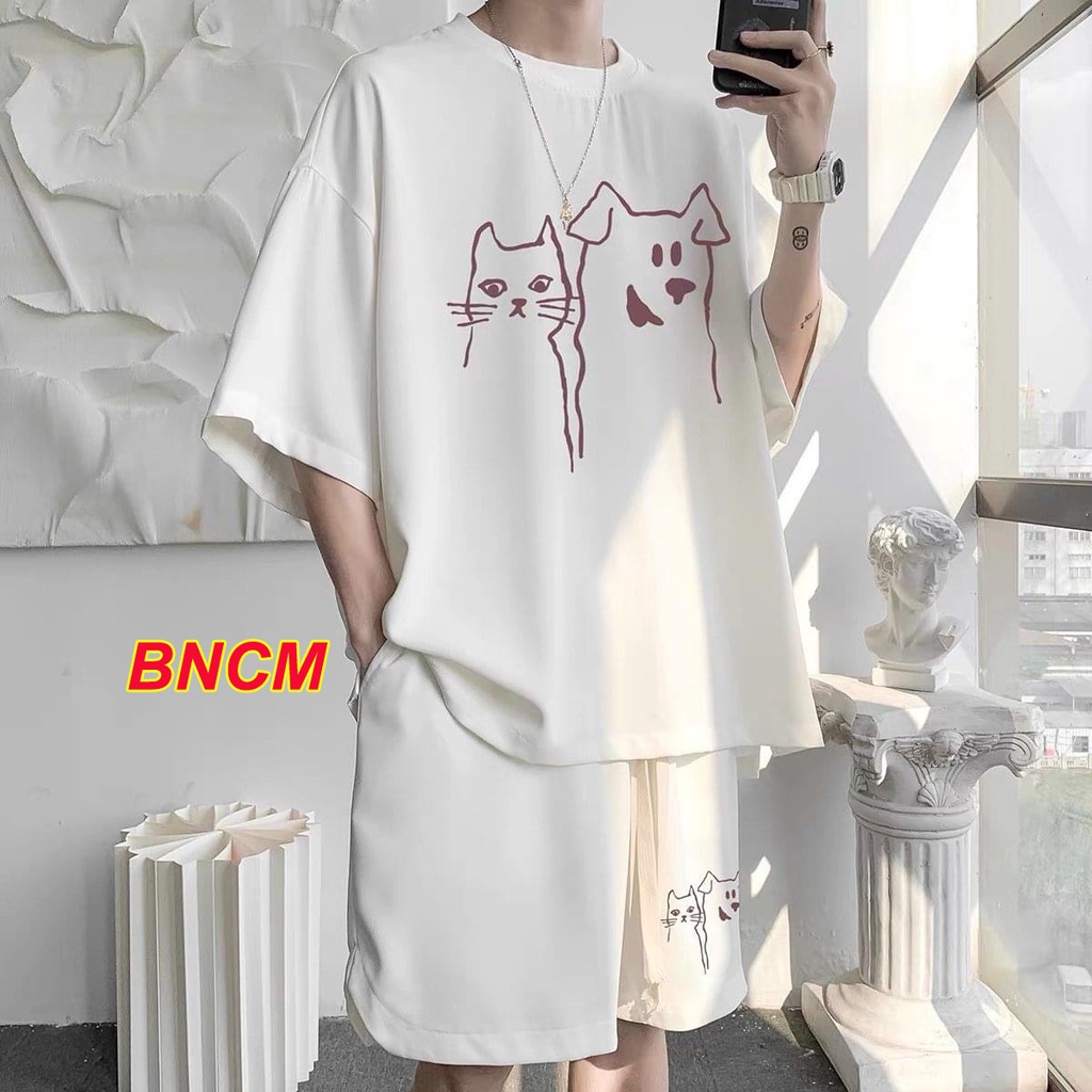 BỘ nam hè .Bộ nam unisex phong cách Hàn quốc mã BNCM