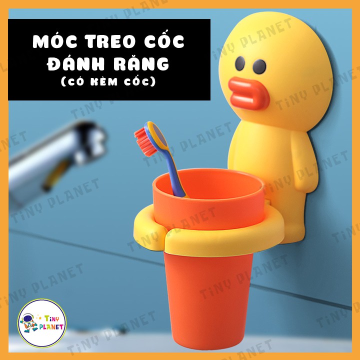  Set móc treo cốc đánh răng và khăn mặt cho bé