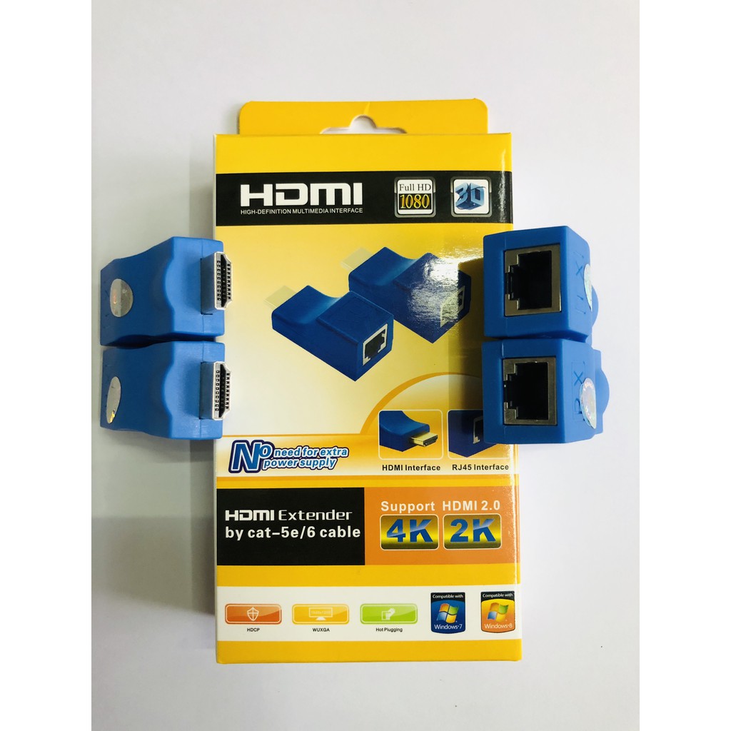 Đầu chuyển đổi cổng HDMI sang RJ45 chuẩn 30 Mét Lan