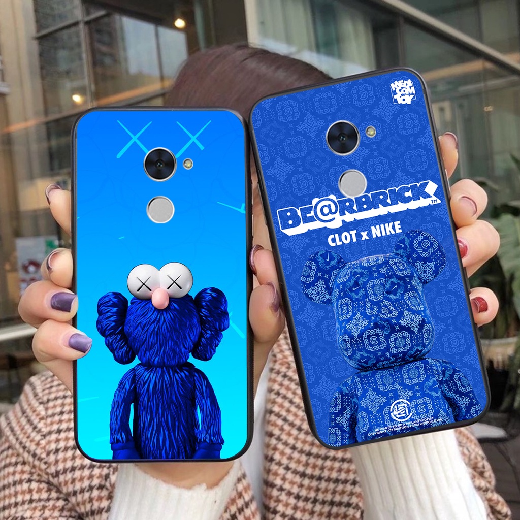 Ốp lưng điện thoại Huawei Y7 Prime - Huawei GR5 2016 - Huawei GR5 2017 in hình gấu bearbrick cực đẹp-công nghệ cao