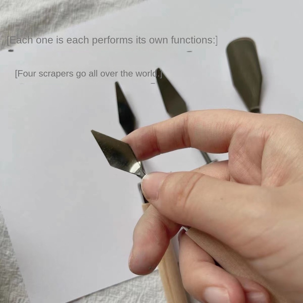 Muỗng Nhỏ Dùng Vẽ Tranh Sơn Dầu Bằng Acrylic Tiện Dụng