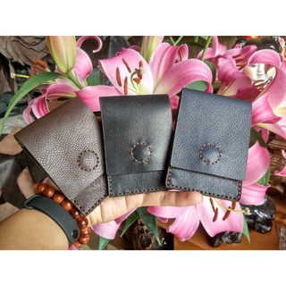 Ví sen mỏng - Ví mini nam DA BÒ - Ví Handmade