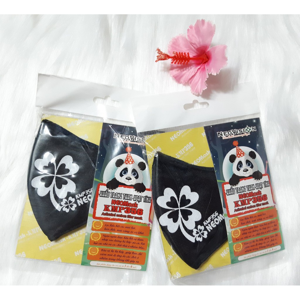 Khẩu trang KID than hoạt tính cao cấp NEO MASK cho bé từ 3-6T