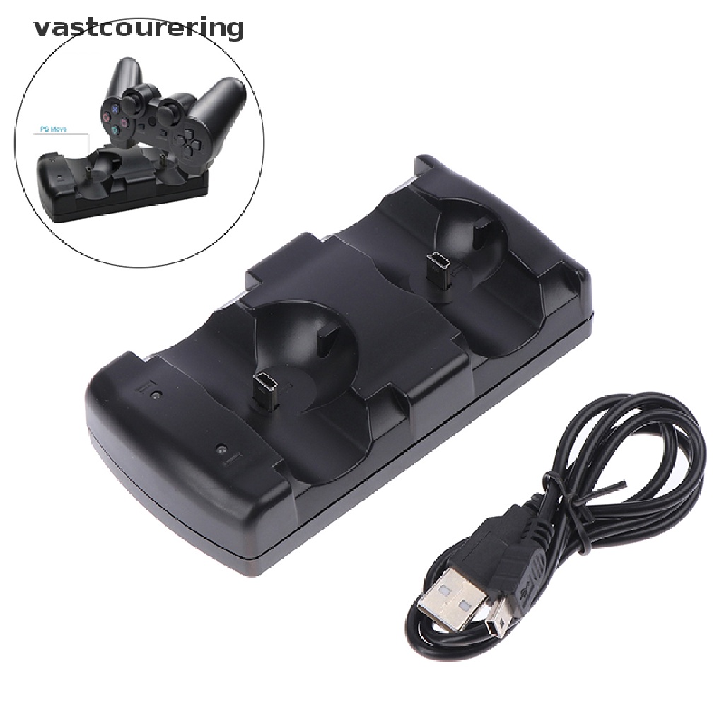 SONY Bộ Sạc USB Kép Cho Tay Cầm Điều Khiển PS3 / PS3