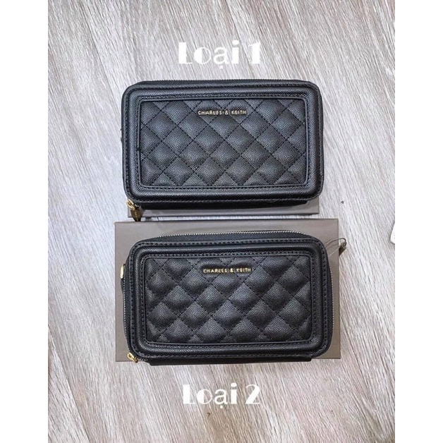 Túi đeo chéo Cnk hộp 2 ngăn khoá hàng Đẹp fullbox