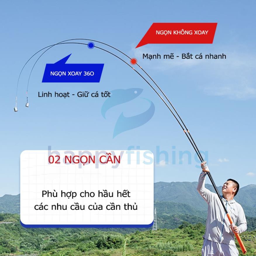 Cần Câu Carbon Siêu Nhẹ Siêu Cứng MC Phục Ma Liên Kích 6H- Bản Mới 2021 Chuyên Săn Hàng