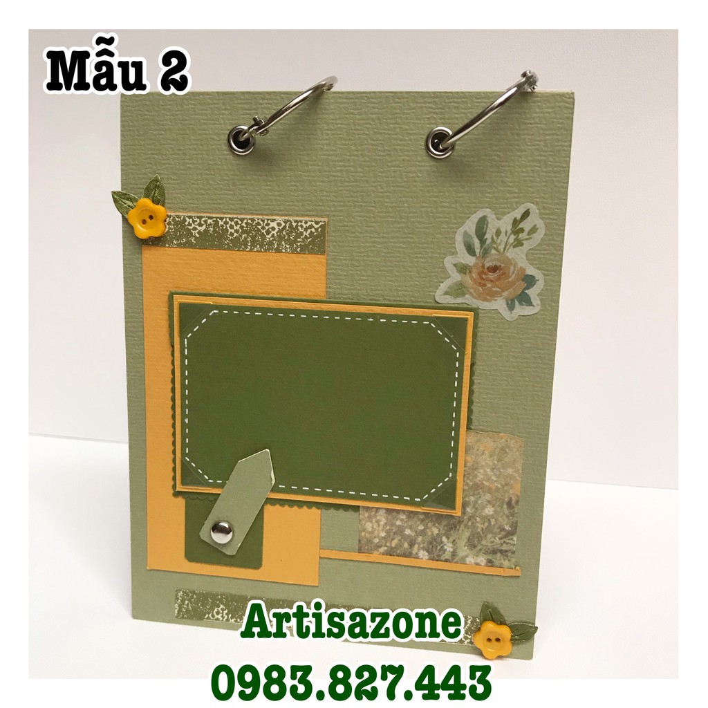 Album ảnh dán mini - Scrapbook handmade (Đọc kỹ mô tả từng sản phẩm)