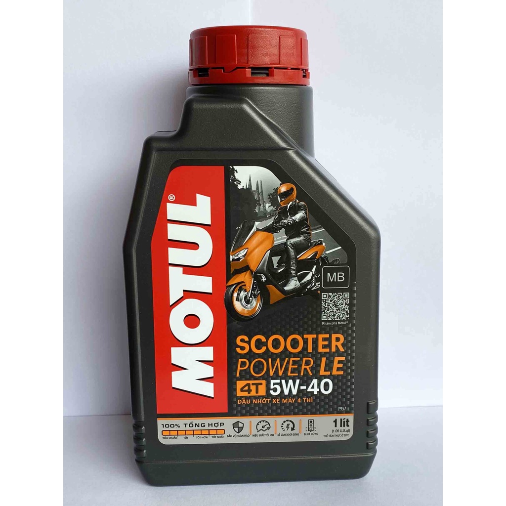 Nhớt MoTul Scooter Power 5W40 Tổng Hợp Cho Xe Tay Ga Cao Cấp
