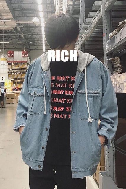 [Đủ size M,L,XL] Áo khoác rin Unisex đủ size QC cao cấp