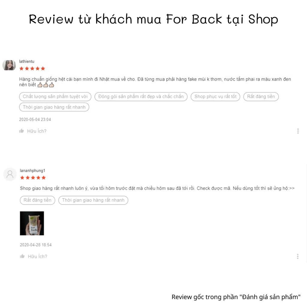 Xà phòng trị mụn lưng For Back Nhật Bản | Thế Giới Skin Care