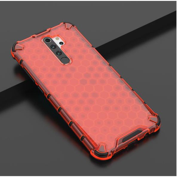 Ốp lưng chống sốc, chống va đập tuyệt đối cho Xiaomi  note 8 / note 8 pro họa tiết lục lăng đẹp mắt