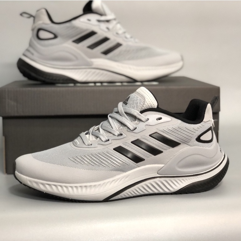 Giày Sneaker Nam Nữ Adidas Alphamagma 2022 Xám Vạch Đen