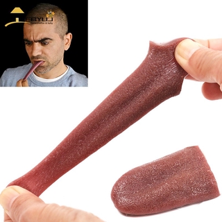 FBYUJ- Prank Toys Cosplay Accessories Realistic Fake Tongue Joke Prank Magic Tricks Halloween Horrific Prop