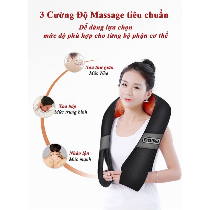 Đai massage cổ vai lưng Đa Năng Ultimate 518S