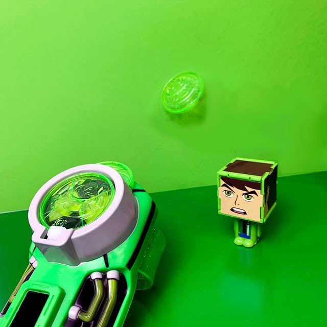 [tongkhotruongtien] Bộ đồ chơi đồng hồ ben 10 omnitrix 045-5