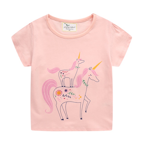 Áo thun hè cotton Pony cho bé gái 2-8 tuổi Mẫu mới 2022 - Little Maven Official Store