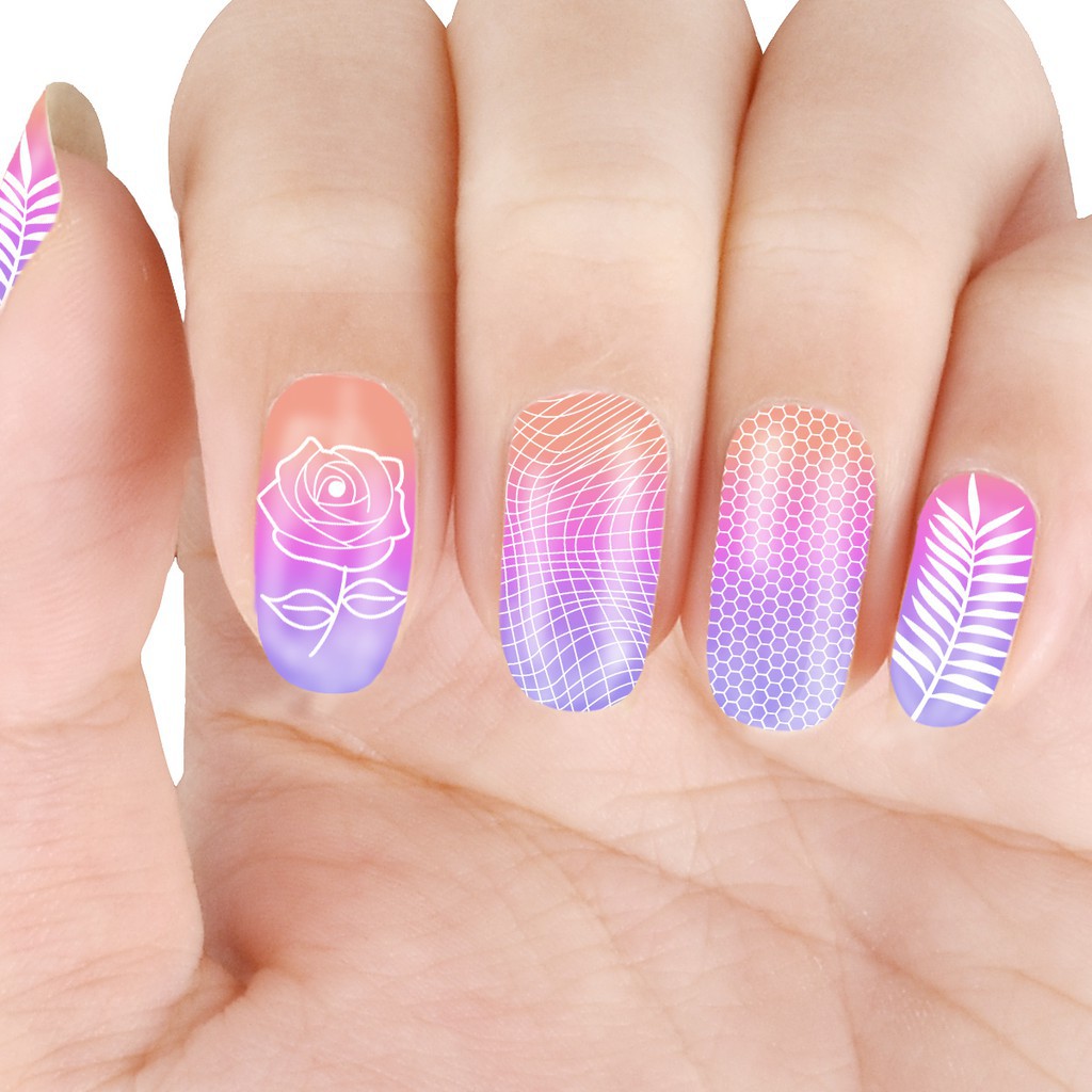 [Hàng mới về] Khuôn hỗ trợ trang trí móng tay xinh xắn